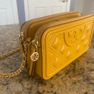Tory Burch Fleming Double Zip Mini Bag